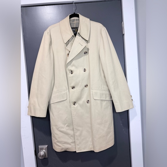 London Fog Other - London Fog Tan Trench Coat with Checkered Interior